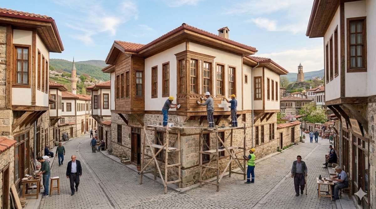 İlçede Tarihî Dokuya Uygun Cephe İyileştirmesi Gündemde